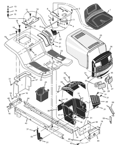 Part Location Diagram of F-020716L Murray Book, Instruction